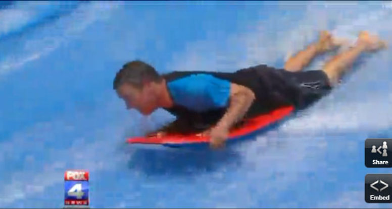 FlowRider Featured in News Story! - Waters Edge Aquatic Design